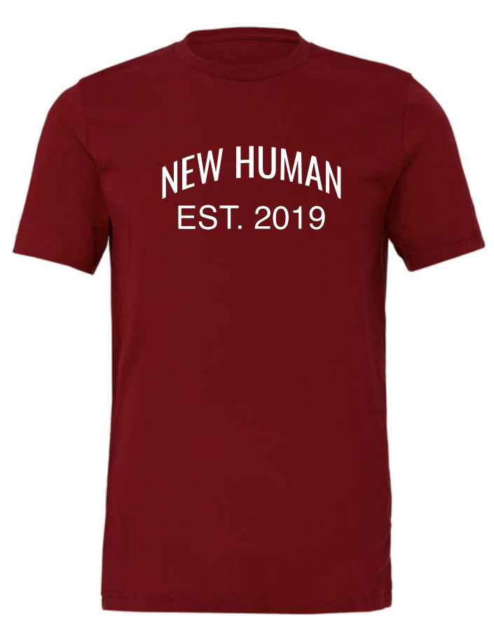 New Human Cotton Unisex College T-shirt
